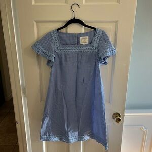 Sail to Sable Gingham and Ric Rac Dress